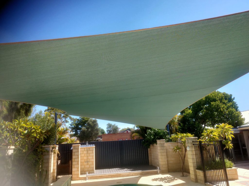 swimming pool shade sail