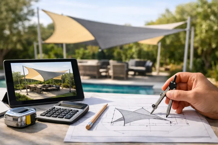 Shade Sail Size Calculator That Gets It Right