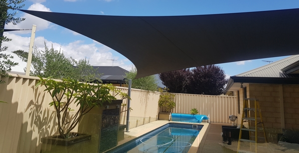 These high-quality Shade Sails help protect you from the harsh Australian sun